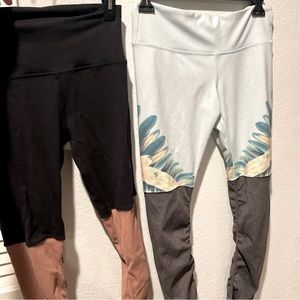 Alo Yoga Two Pairs of Goddess Leggings